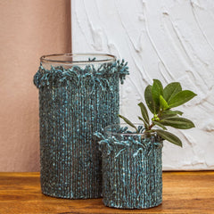 Radiance Chambray Blue Votives