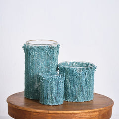 Radiance Chambray Blue Votives