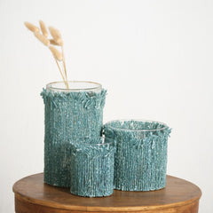 Radiance Chambray Blue Votives