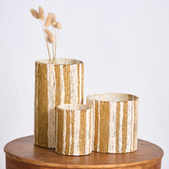 Aurum White and Gold Votives