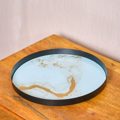 White and Gold Organizer Tray