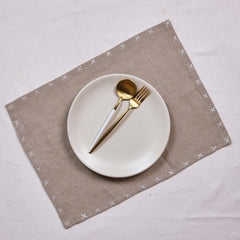 Sarah Natural Linen Placemats - Set of 2