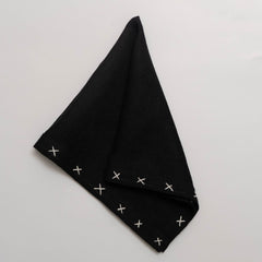 Sarah Black Linen Napkins - Set of 2