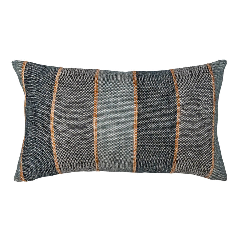 Karma Bluish Lumbar Cushion Cover