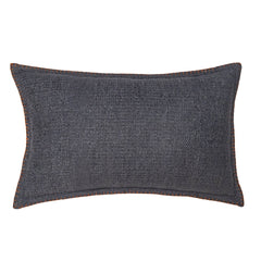 Moksha Grey Lumbar Cushion Cover