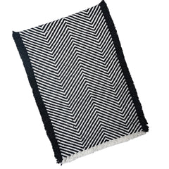 Zahra Monochrome Table Runner