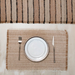 Kria Almond Natural Table Runner