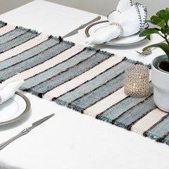 Kria Coastal Blue Table Runner