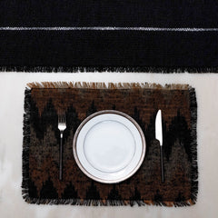 Ruhi Black Table Runner