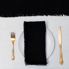 Ruhi Black Table Runner