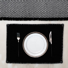 Zahra Monochrome Table Runner