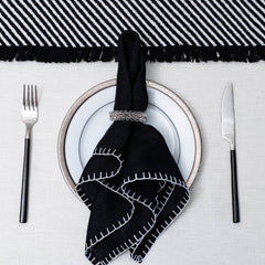 Moksha Black Napkin