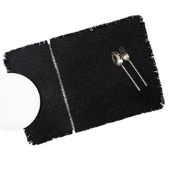 Ruhi Black Placemat - Set of 2