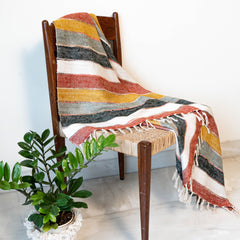 Jiva Multicolour Throw Blanket