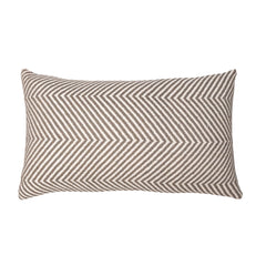 Zahra Grey and White Cushion Cover