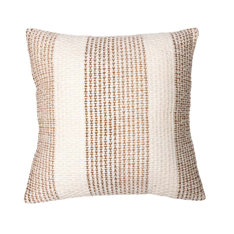 Maya White and Natural Cushion Cover