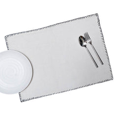 Moksha Ivory (Linen) Placemat - Set of 2