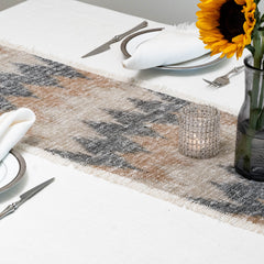 Arya Ivory White Table Runner