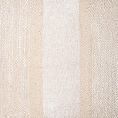 Veda Natural White and Natural Lumbar Cushion Cover