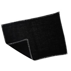 Moksha Black (Linen) Placemat - Set of 2