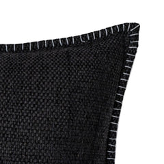 Moksha Black Lumbar Cushion Cover