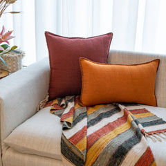 Moksha Rust Cushion Cover