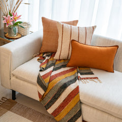 Zahra Rust Cushion Cover