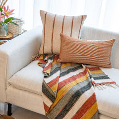 Zahra Rust Cushion Cover