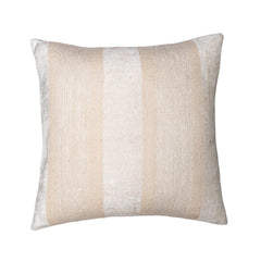 Veda Natural White and Natural Lumbar Cushion Cover