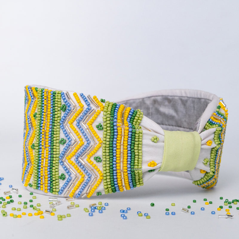 Kiara Headband Lemon and Lime